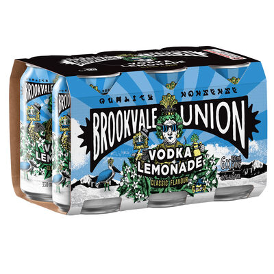 Brookvale Union Lemonade Can 330mL Pack 6 | Liquorland