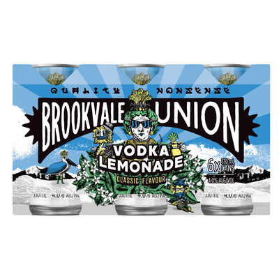 Brookvale Union Lemonade Can 330mL Pack 6 | Liquorland