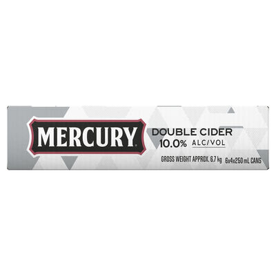 Mercury Double Cider Can 250mL Carton 24 | Liquorland