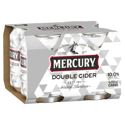 Mercury Double Cider Can 250mL Pack 4 | undefined