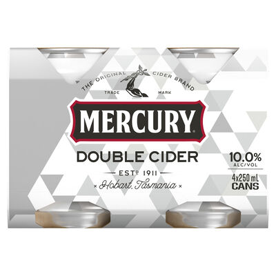 Mercury Double Cider Can 250mL Pack 4 | undefined