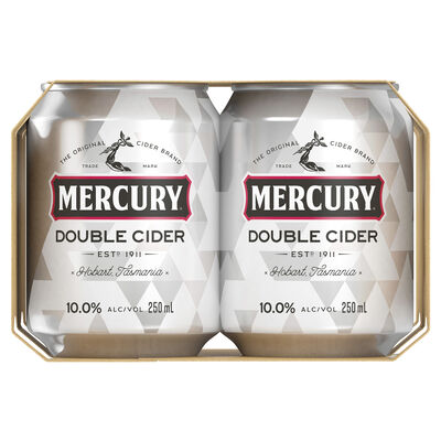 Mercury Double Cider Can 250mL Pack 4 | undefined