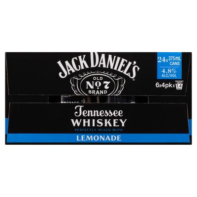 Jack Daniels Lemonade Can 375mL Carton 24 | Liquorland