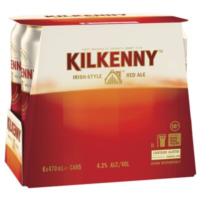 Kilkenny Can 470mL Pack 6 | Liquorland
