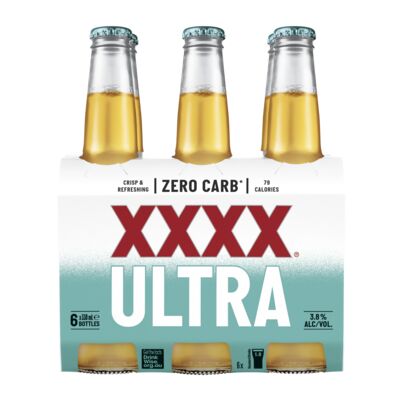 Xxxx Ultra Bottle 330mL Pack 6 | Liquorland