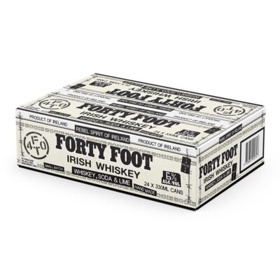 Forty Foot Irish Whiskey Soda Can 330mL Carton 24 | Liquorland