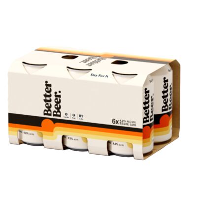 Better Beer Zero Carb Lager Can 355mL Pack 6 | Liquorland