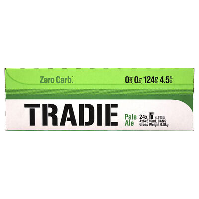 Tradie Zero Carb Pale Ale Can 375mL Carton 24 | Liquorland