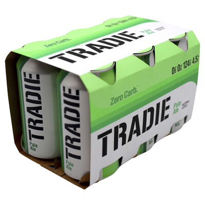 Tradie Zero Carb Pale Ale Can 375mL Pack 6 | Liquorland