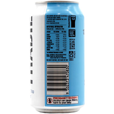 Tradie Zero Carb Lager Can 375mL Each | Liquorland