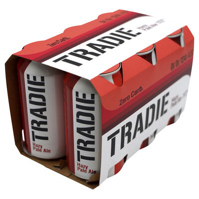 Tradie Zero Carb Hazy Pale Ale Can 375mL Pack 6 | Liquorland