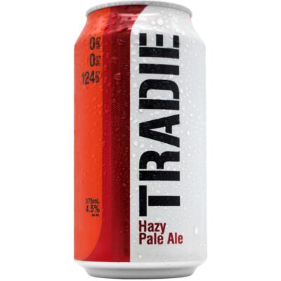 Tradie Zero Carb Hazy Pale Ale Can 375mL Each | Liquorland