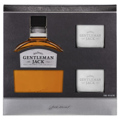 Jack Daniels Gentleman Jack Glass Pack 700mL Each | Liquorland