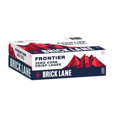 Brick Lane Frontier Crisp Lager Can 355mL Carton 24 | undefined