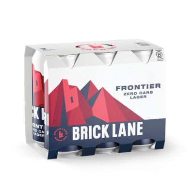 Brick Lane Frontier Crisp Lager Can 355mL Pack 6 | Liquorland
