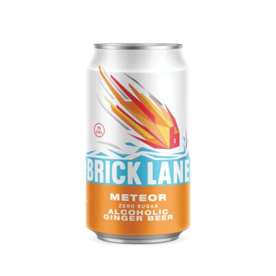 Brick Lane Hi Fi Ginger Zero Sugar Ginger Beer Can 355mL Each | Liquorland