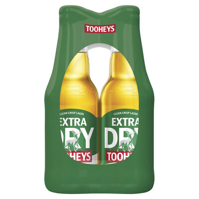 Tooheys Extra Dry Bottle 345mL Pack 6 | Liquorland