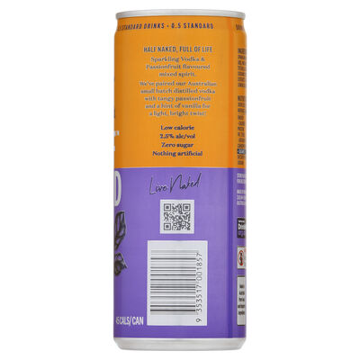 Half Naked Vodka Passionfruit Can 250mL Each | Liquorland