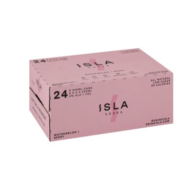 Isla Vodka Watermelon Berry Can 330mL Carton 24 | Liquorland