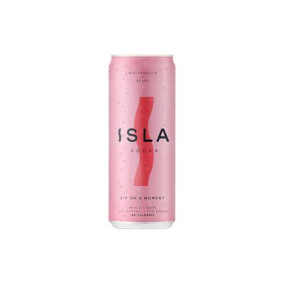 Isla Vodka Watermelon Berry Can 330mL Each | Liquorland