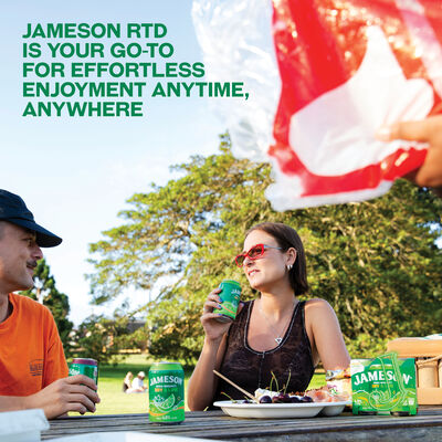 Jameson Dry Lime 4 8 Can 330mL Each | Liquorland