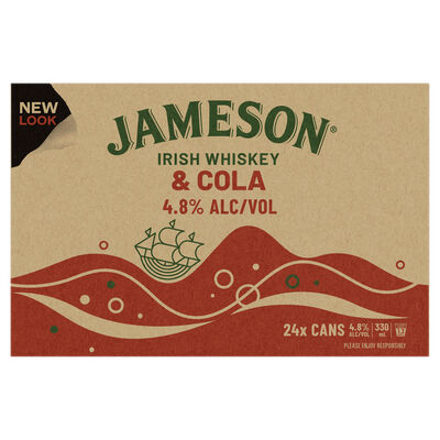 Jameson Cola 4 8 Can 330mL Carton 24 | Liquorland