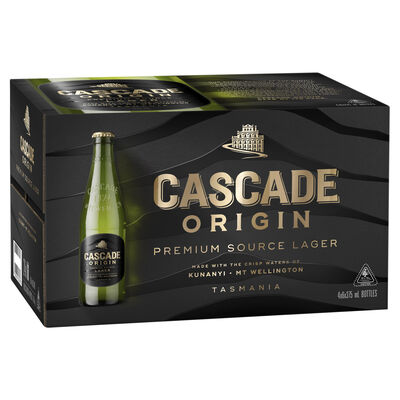 Cascade Origin Premium Source Lager Bottle 375mL Carton 24 | Liquorland