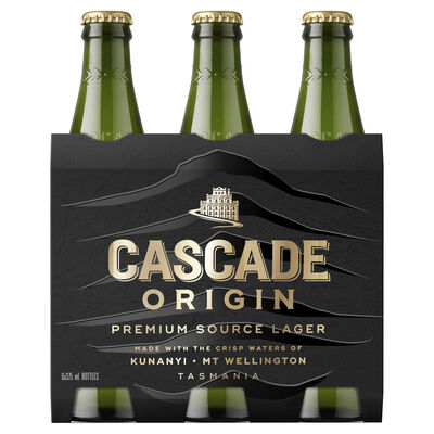 Cascade Origin Premium Source Lager Bottle 375mL Pack 6 | Liquorland