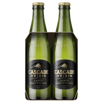 Cascade Origin Premium Source Lager Bottle 375mL Pack 6 | Liquorland