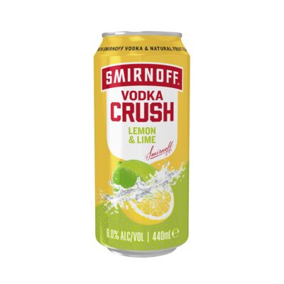 Smirnoff Crush Lemon Lime Can 6 440mL Each | Liquorland