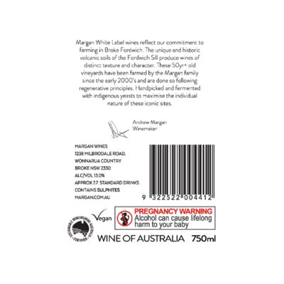 Margan White Label Chardonnay 750mL Each | Liquorland
