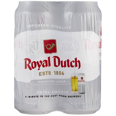 Royal Dutch Posthorn Ext Smooth Can 500mL Pack 4 | Liquorland