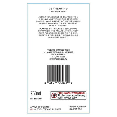 Mitolo Jester Vermentino 750mL Each | Liquorland