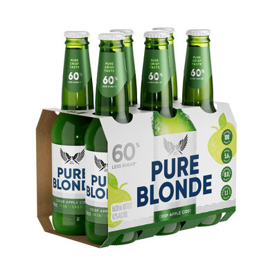 Pure Blonde Crisp Apple Cider Bottle 330mL Pack 6 | Liquorland