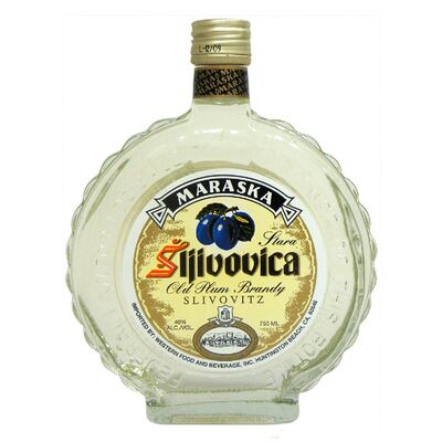 Maraska Slivovitz Plum Brandy Round 750mL Each | Liquorland