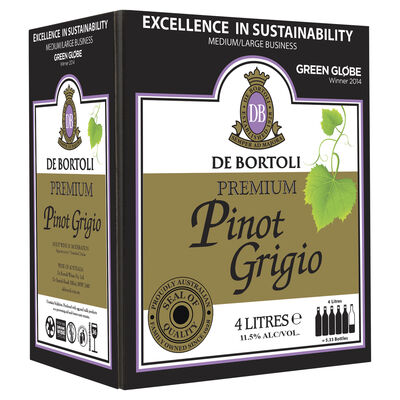 De Bortoli Premium Pinot Grigio Cask 4l Each | Liquorland