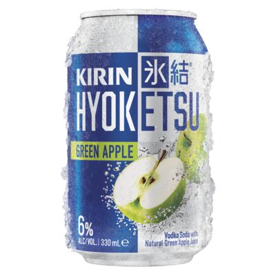Kirin Hyoketsu Green Apple Can 330mL Each | Liquorland