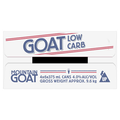Mountain Goat Low Carb Can 375mL Carton 24 | Liquorland