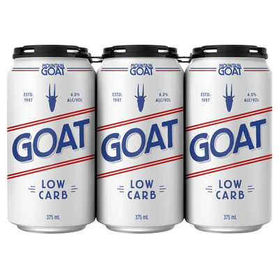 Mountain Goat Low Carb Can 375mL Pack 6 | Liquorland