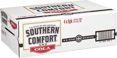 Southern Comfort Cola Cans 375mL Carton 24 | Liquorland