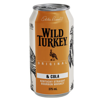 Wild Turkey Cola Can 375mL Each | Liquorland