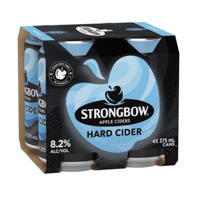 Strongbow Hard Cider Can 375mL Pack 4 | Liquorland