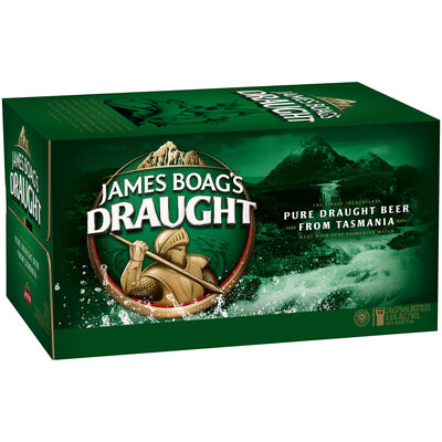 Boags Draught Bottle 375mL Carton 24 | Liquorland