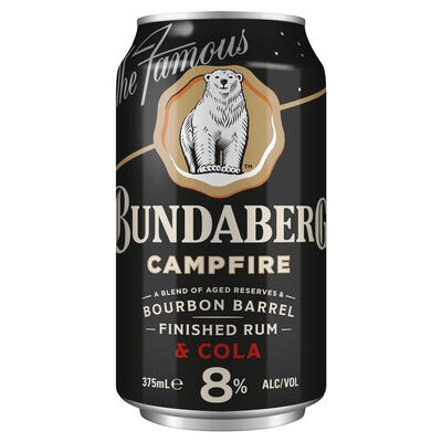 Bundaberg Campfire Rum Extra 8 Can 375mL Each | Liquorland