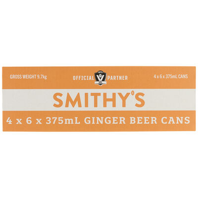 Smithy S Ginger Beer Can 375mL Carton 24 | Liquorland