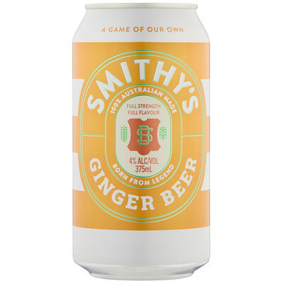 Smithy S Ginger Beer Can 375mL Each | Liquorland