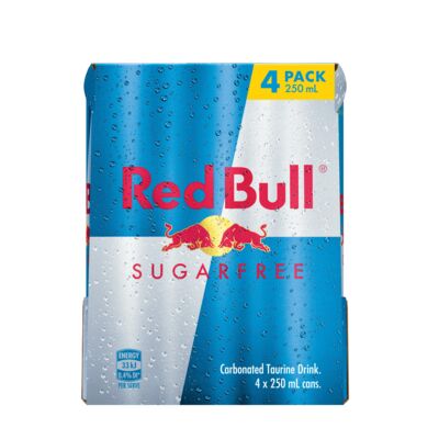 Red Bull Sugar Free Drink Energy 250mL Pack 4 | Liquorland