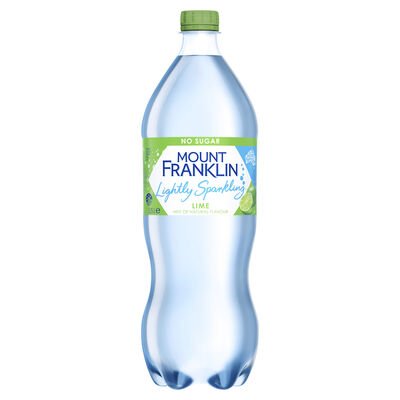 Mount Franklin Lightly Sparkling Lime 1 25l Each | Liquorland