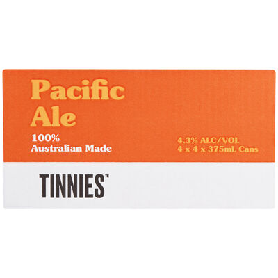 Tinnies Pacific Ale Can 375mL Carton 16 | Liquorland