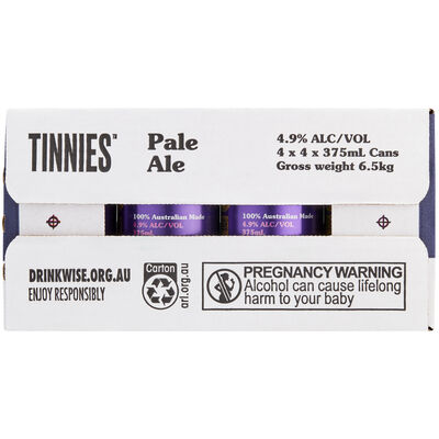 Tinnies Pale Ale Can 375mL Carton 16 | Liquorland